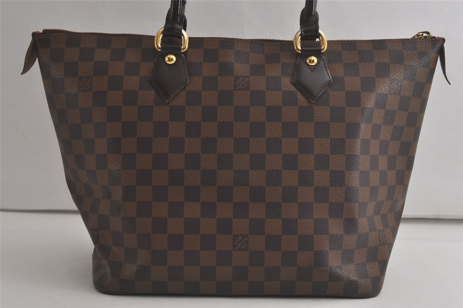 Authentic Louis Vuitton Damier Saleya MM Shoulder Tote Bag N51182 LV 6386K