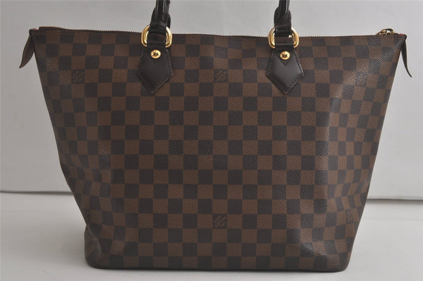 Authentic Louis Vuitton Damier Saleya MM Shoulder Tote Bag N51182 LV 6386K