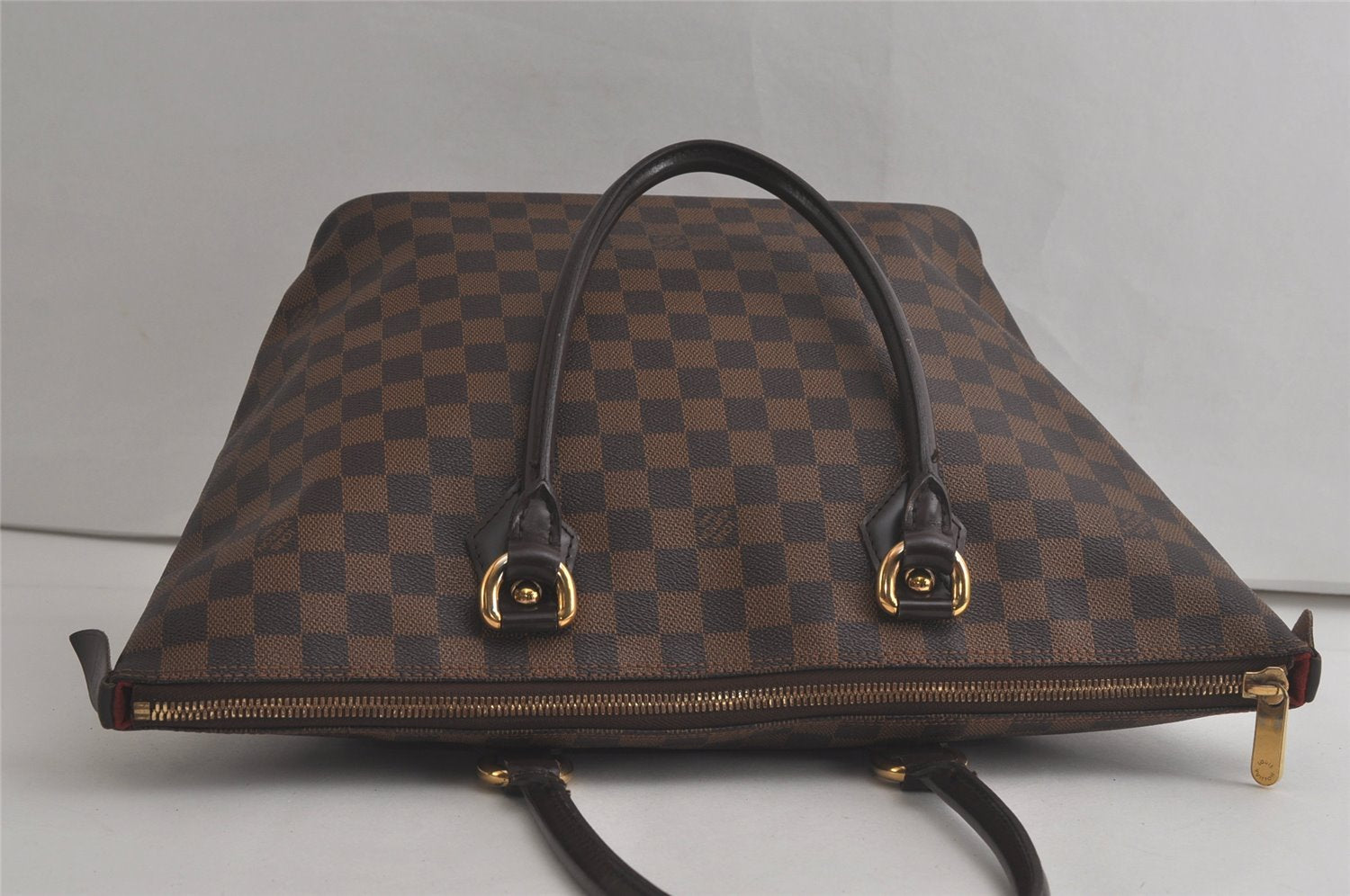Authentic Louis Vuitton Damier Saleya MM Shoulder Tote Bag N51182 LV 6386K