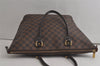 Authentic Louis Vuitton Damier Saleya MM Shoulder Tote Bag N51182 LV 6386K