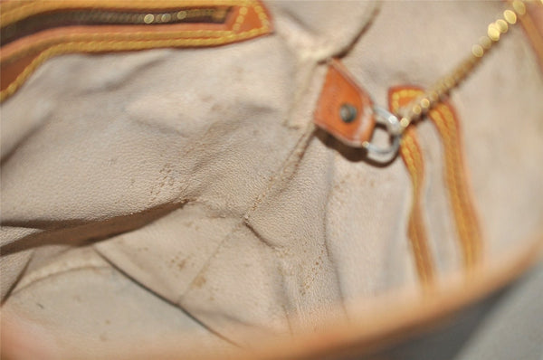 Authentic Louis Vuitton Monogram Bucket PM Shoulder Tote Bag M42238 Junk 6387I