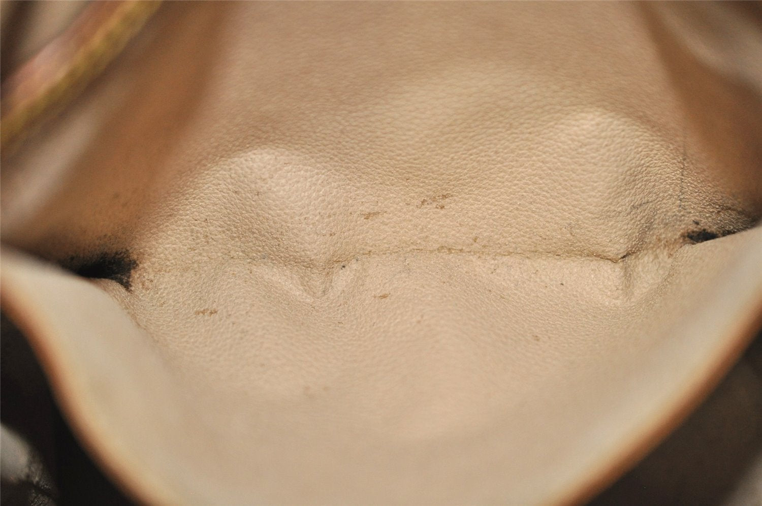 Authentic Louis Vuitton Monogram Bucket PM Shoulder Tote Bag M42238 Junk 6387I