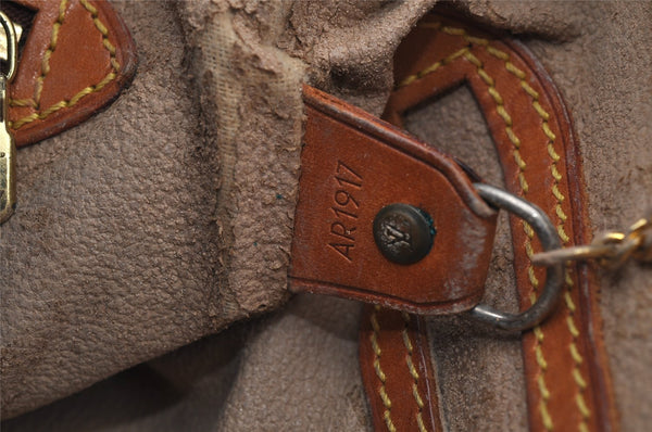 Authentic Louis Vuitton Monogram Bucket PM Shoulder Tote Bag M42238 Junk 6387I