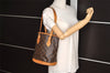Authentic Louis Vuitton Monogram Bucket PM Shoulder Tote Bag M42238 Junk 6387I