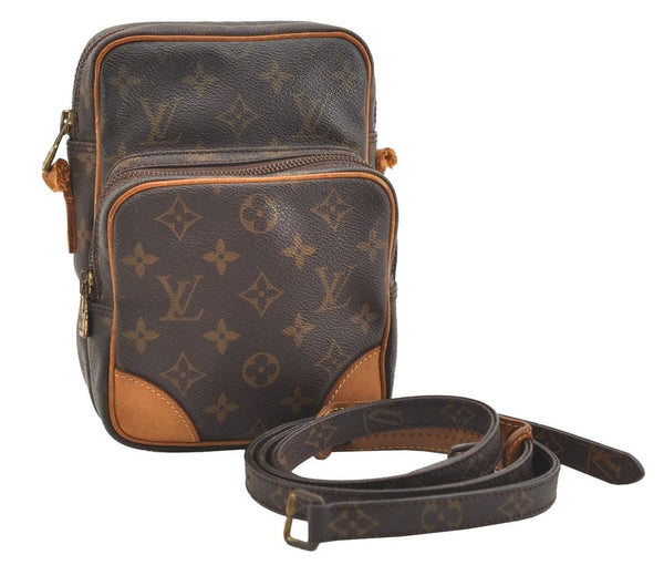 Authentic Louis Vuitton Monogram Amazone Shoulder Cross Bag M45236 Junk 6387J