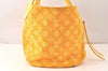 Auth Louis Vuitton Beach Line Cabas Ipanema PM Tote Bag Yellow M95985 LV 6387K