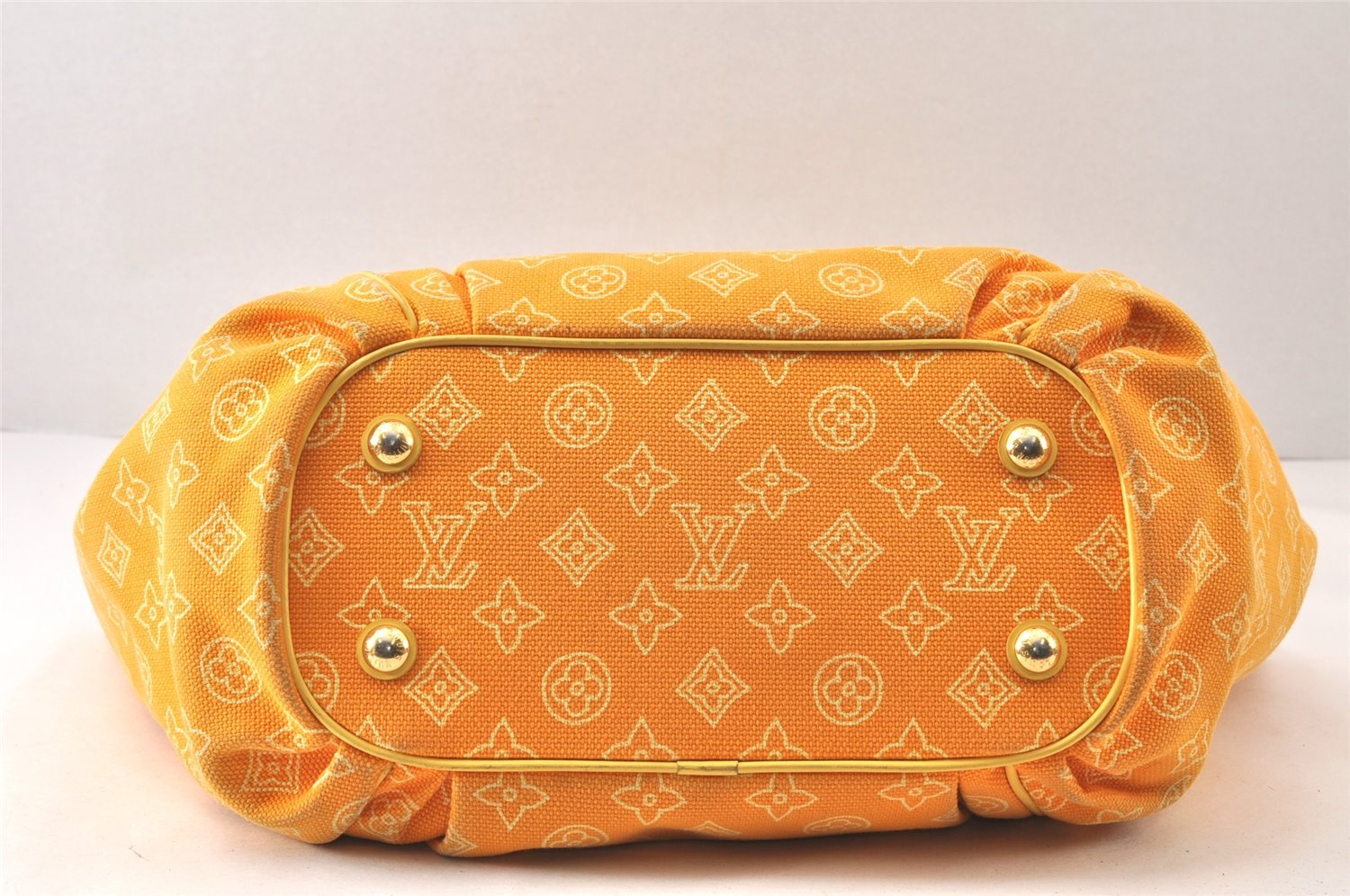 Auth Louis Vuitton Beach Line Cabas Ipanema PM Tote Bag Yellow M95985 LV 6387K