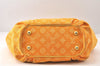 Auth Louis Vuitton Beach Line Cabas Ipanema PM Tote Bag Yellow M95985 LV 6387K