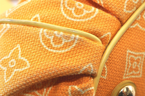 Auth Louis Vuitton Beach Line Cabas Ipanema PM Tote Bag Yellow M95985 LV 6387K