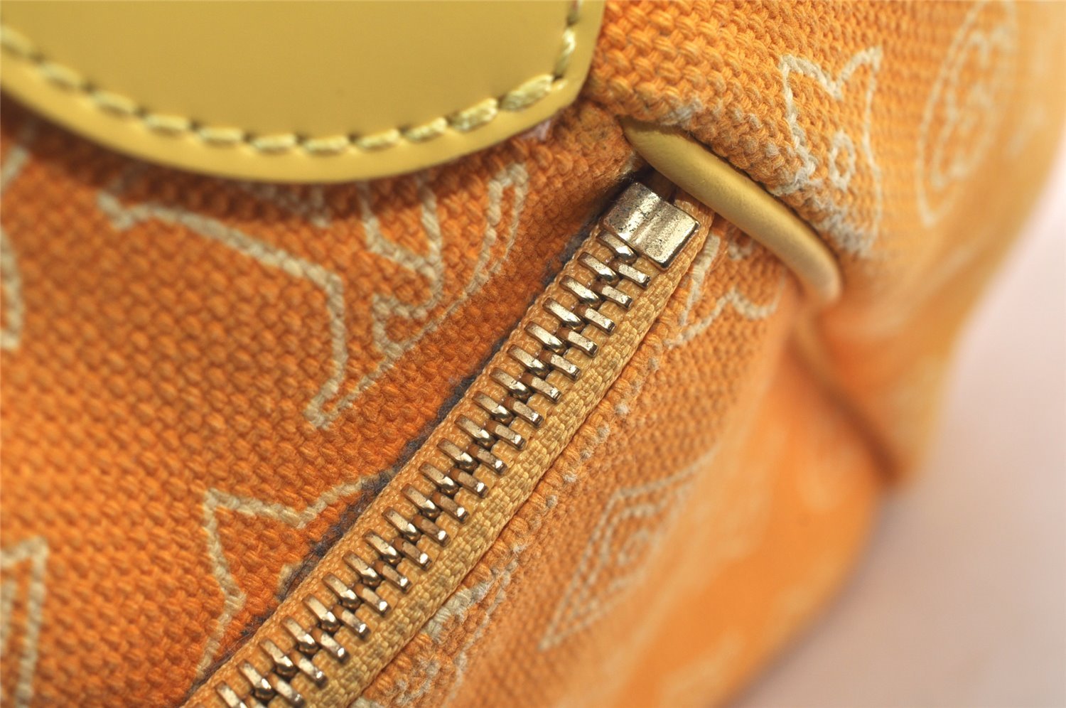 Auth Louis Vuitton Beach Line Cabas Ipanema PM Tote Bag Yellow M95985 LV 6387K