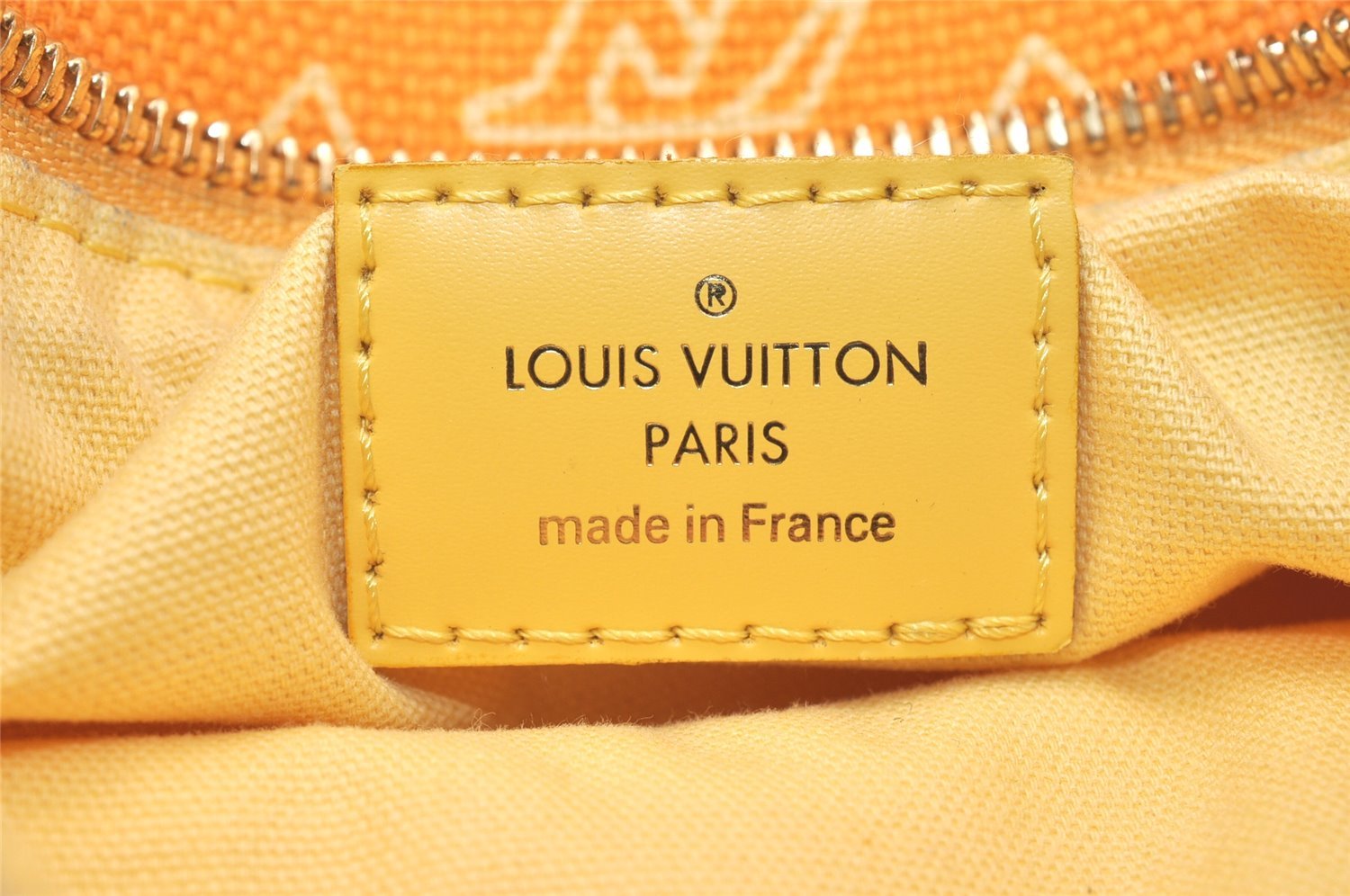 Auth Louis Vuitton Beach Line Cabas Ipanema PM Tote Bag Yellow M95985 LV 6387K