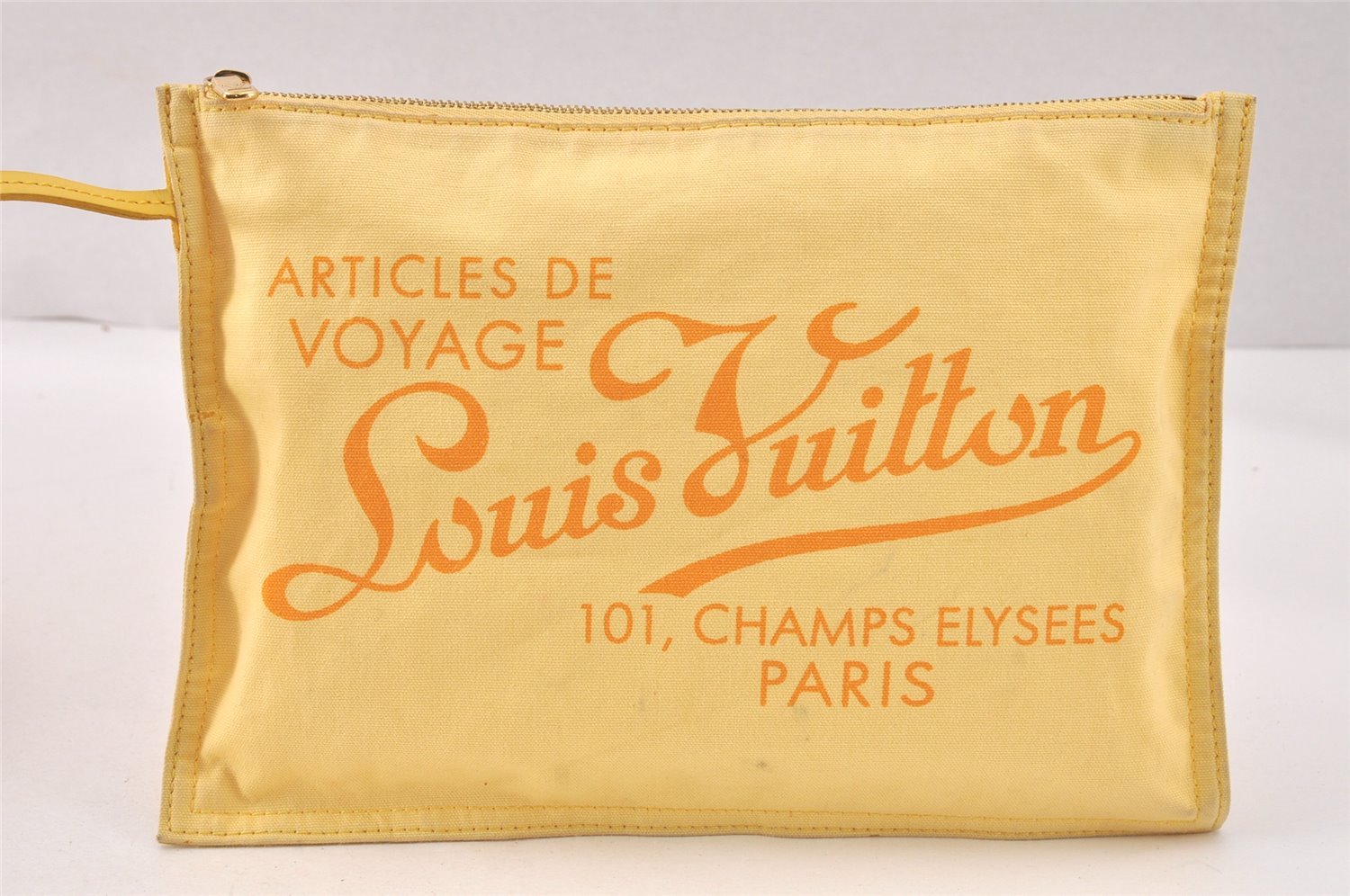 Auth Louis Vuitton Beach Line Cabas Ipanema PM Tote Bag Yellow M95985 LV 6387K
