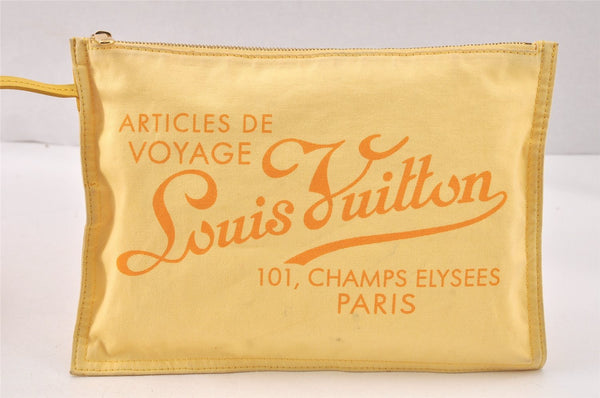 Auth Louis Vuitton Beach Line Cabas Ipanema PM Tote Bag Yellow M95985 LV 6387K