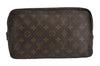 Auth Louis Vuitton Monogram Trousse Toilette 28 Clutch Hand Bag Old Model 6388J