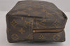 Auth Louis Vuitton Monogram Trousse Toilette 28 Clutch Hand Bag Old Model 6388J