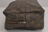 Auth Louis Vuitton Monogram Trousse Toilette 28 Clutch Hand Bag Old Model 6388J