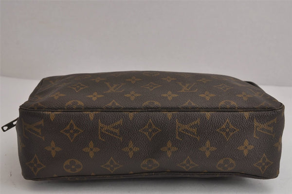 Auth Louis Vuitton Monogram Trousse Toilette 28 Clutch Hand Bag Old Model 6388J