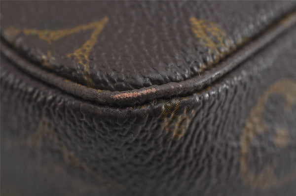 Auth Louis Vuitton Monogram Trousse Toilette 28 Clutch Hand Bag Old Model 6388J