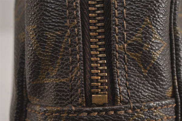 Auth Louis Vuitton Monogram Trousse Toilette 28 Clutch Hand Bag Old Model 6388J