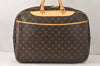 Authentic Louis Vuitton Monogram Alize 24 Heures Boston Hand Bag M41399 LV 6388K