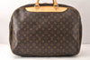Authentic Louis Vuitton Monogram Alize 24 Heures Boston Hand Bag M41399 LV 6388K