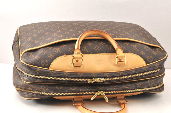 Authentic Louis Vuitton Monogram Alize 24 Heures Boston Hand Bag M41399 LV 6388K