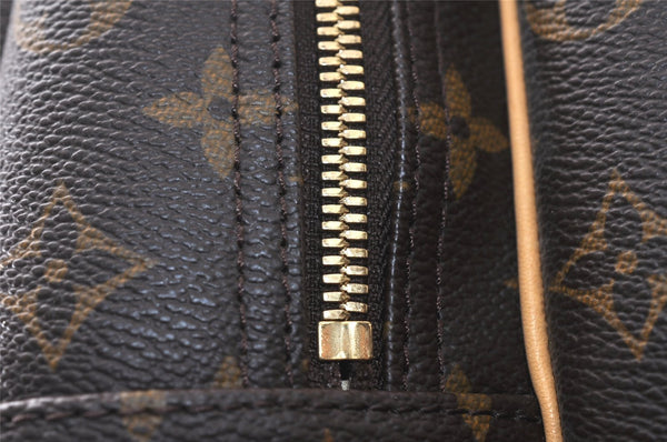 Authentic Louis Vuitton Monogram Alize 24 Heures Boston Hand Bag M41399 LV 6388K