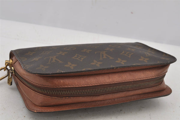 Authentic Louis Vuitton Monogram Orsay Clutch Hand Bag Purse M51790 LV 6389J