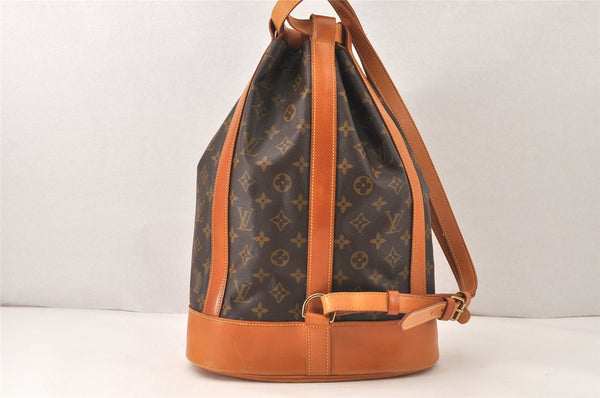 Authentic Louis Vuitton Monogram Randonnee PM Shoulder Bag M42243 LV 6389K