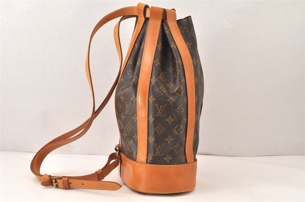 Authentic Louis Vuitton Monogram Randonnee PM Shoulder Bag M42243 LV 6389K