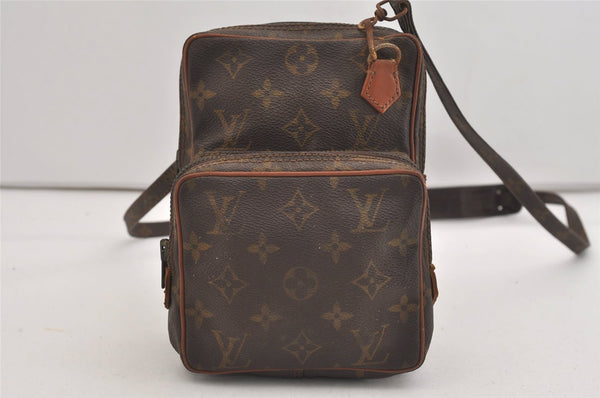 Authentic Louis Vuitton Monogram Amazone Shoulder Cross Body Bag Old Model 6390J