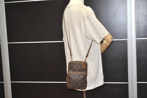 Authentic Louis Vuitton Monogram Amazone Shoulder Cross Body Bag Old Model 6390J