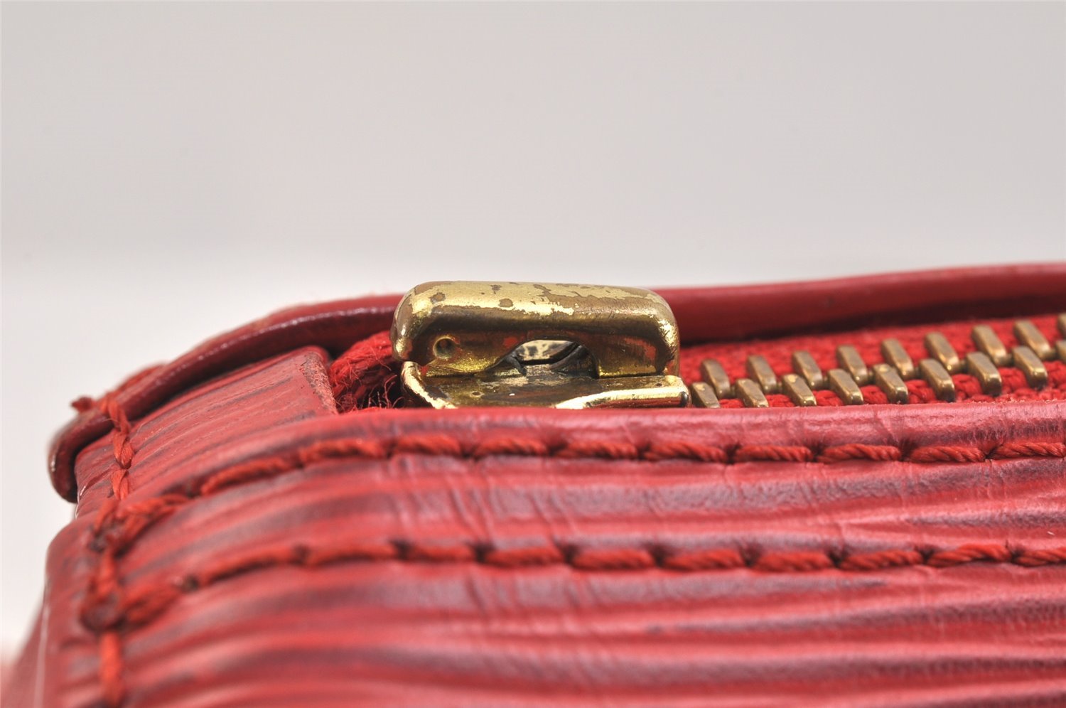 Authentic Louis Vuitton Epi Speedy 25 Hand Boston Bag Red M43017 LV Junk 6390K