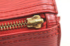 Authentic Louis Vuitton Epi Speedy 25 Hand Boston Bag Red M43017 LV Junk 6390K