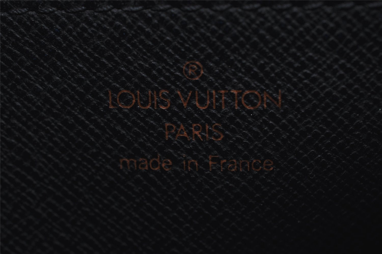 Authentic Louis Vuitton Epi Pochette Homme Clutch Hand Bag Black M52522 LV 6391I