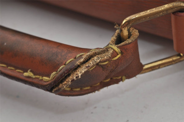 Auth Louis Vuitton Epi Serviette Conseiller Briefcase Brown M54428 Junk 6391J