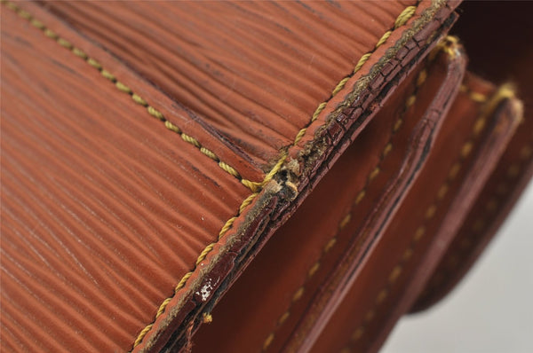 Auth Louis Vuitton Epi Serviette Conseiller Briefcase Brown M54428 Junk 6391J