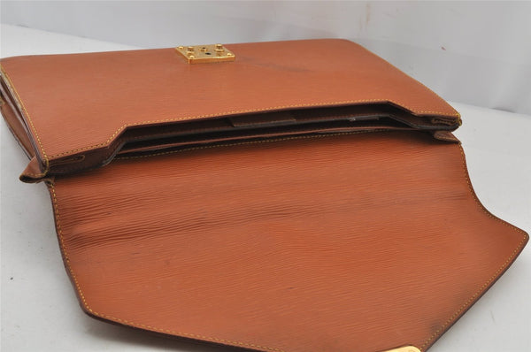 Auth Louis Vuitton Epi Serviette Conseiller Briefcase Brown M54428 Junk 6391J