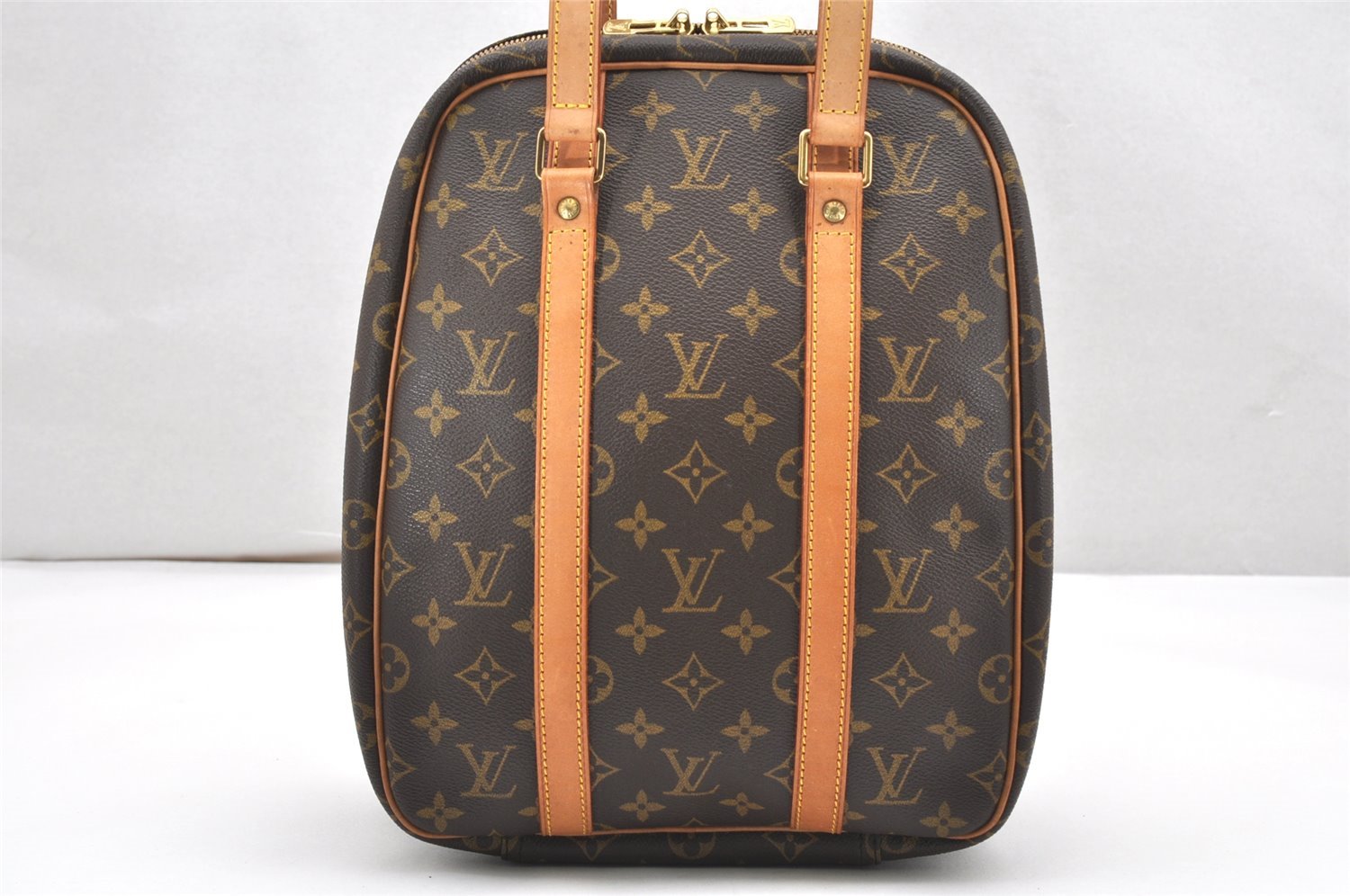 Authentic Louis Vuitton Monogram Excursion Golf Cup 1993 JAPAN Hand Bag LV 6391K