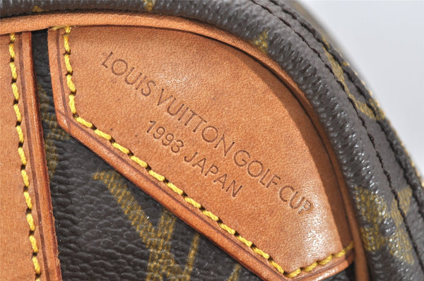 Authentic Louis Vuitton Monogram Excursion Golf Cup 1993 JAPAN Hand Bag LV 6391K