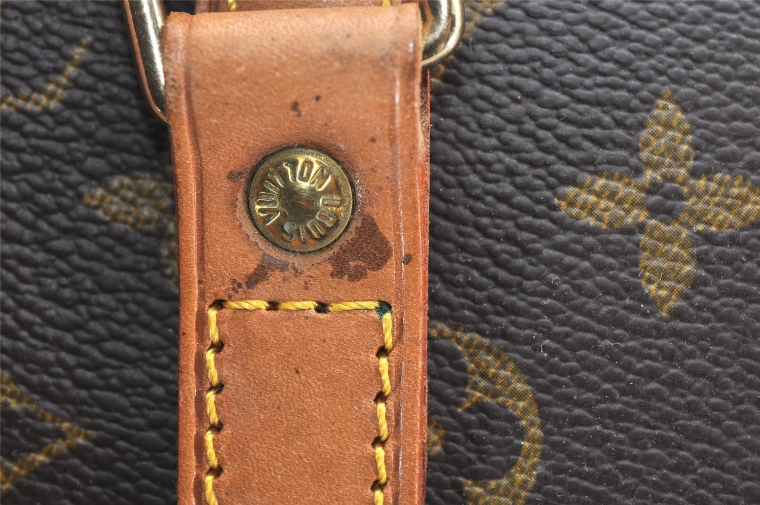 Authentic Louis Vuitton Monogram Excursion Golf Cup 1993 JAPAN Hand Bag LV 6391K