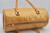 Authentic Louis Vuitton Vernis Bedford Hand Bag Yellow Beige M91006 LV 6392J