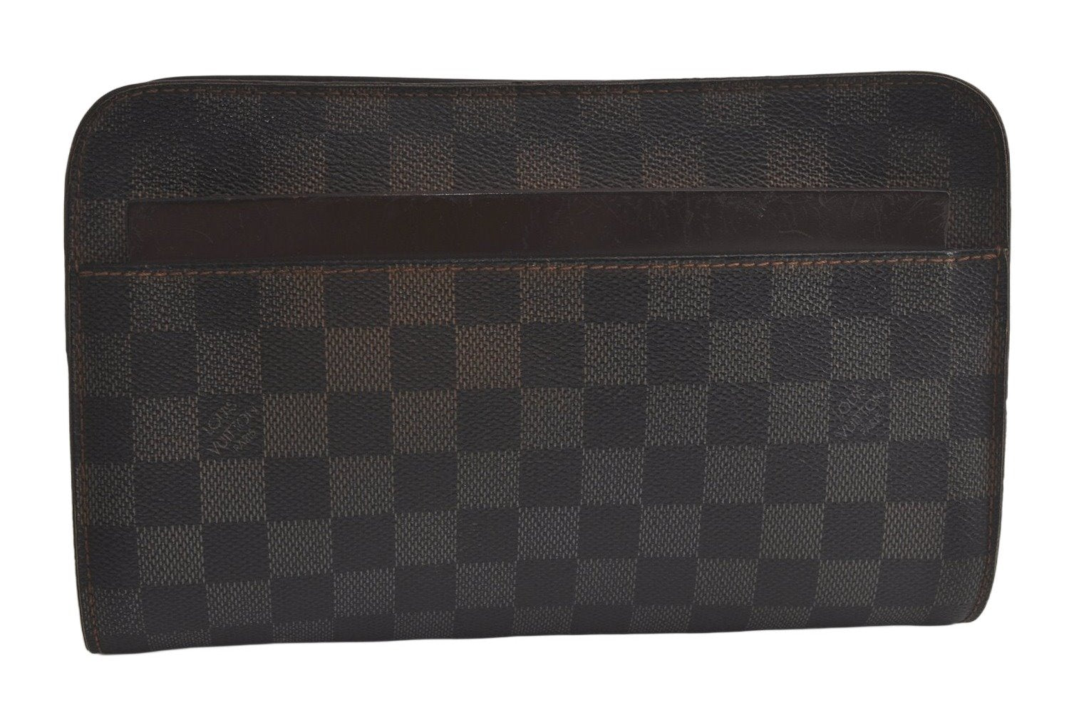 Authentic Louis Vuitton Damier Saint Louis Clutch Hand Bag Purse N51993 LV 6392K