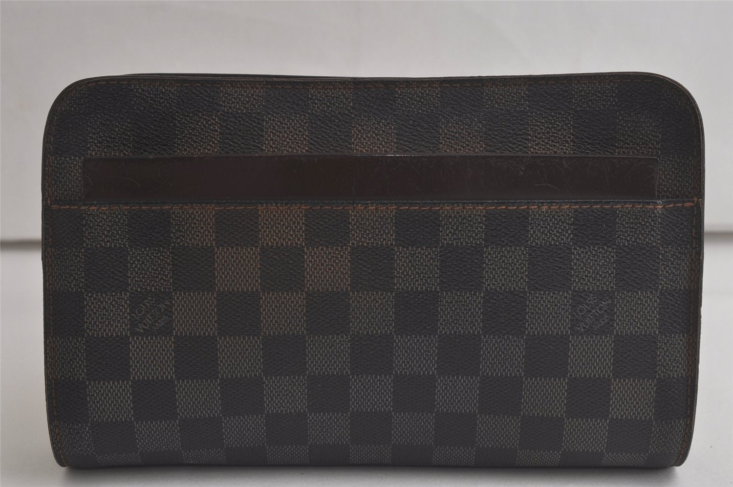 Authentic Louis Vuitton Damier Saint Louis Clutch Hand Bag Purse N51993 LV 6392K