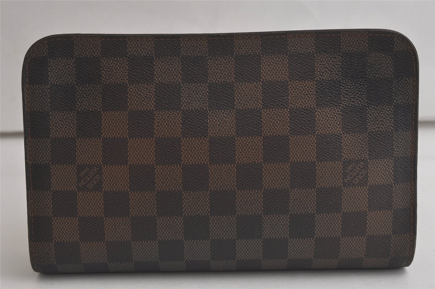 Authentic Louis Vuitton Damier Saint Louis Clutch Hand Bag Purse N51993 LV 6392K