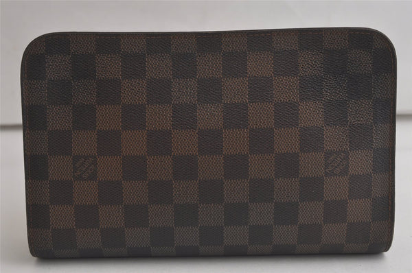 Authentic Louis Vuitton Damier Saint Louis Clutch Hand Bag Purse N51993 LV 6392K