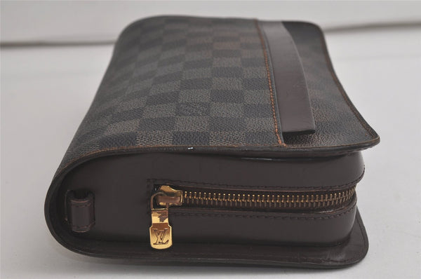 Authentic Louis Vuitton Damier Saint Louis Clutch Hand Bag Purse N51993 LV 6392K