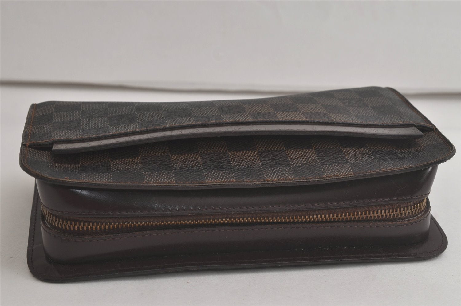 Authentic Louis Vuitton Damier Saint Louis Clutch Hand Bag Purse N51993 LV 6392K