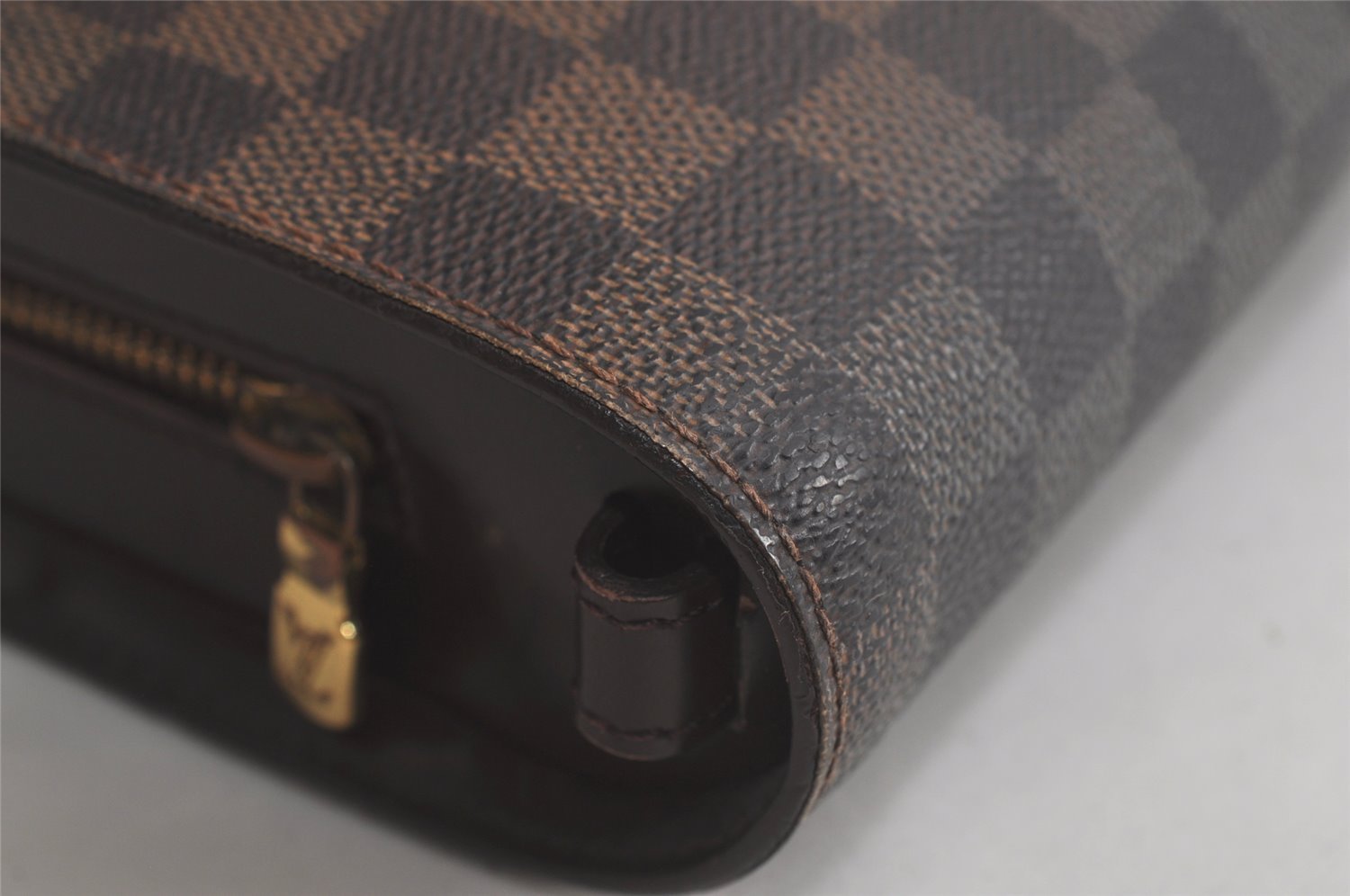 Authentic Louis Vuitton Damier Saint Louis Clutch Hand Bag Purse N51993 LV 6392K