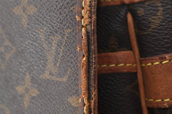 Authentic Louis Vuitton Monogram Gibeciere GM Shoulder Bag M42246 Junk 6393I